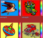 Colorings for kids - 21 online colorings 4 kids available on this page