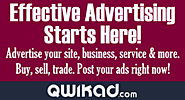 QwikAd.com Classified Ads & Marketplace,Fast,Easy to use, effective that's exactly what QwikAd - Be your own boss...