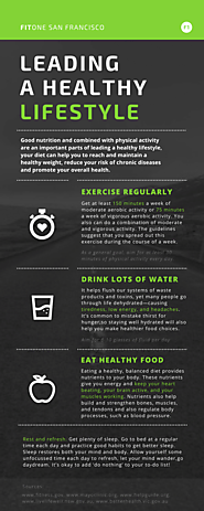 Healthy Lifestyle Infographic Template