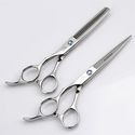 Fenice 6" Left Handed Shears Professional Salon Hair Scissors Cutting and Thinning Scissors Set 9CR (6 inch)