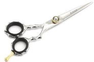 Suvorna Razeco Professional Barber Razor Edge Hair Cutting Shears/Scissors, Polished Steel, 6.4 Ounce