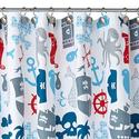 Best Kids Pirate Shower Curtain for the Pirate Bathroom Decor - great pirate ship shower curtains, cute pirate shower...