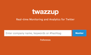 twazzup - twitter real-time monitoring and analytics