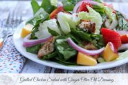 Grilled Chicken Salad With Ginger Dressing #Recipe