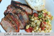 Grilled Recipe: Steak With Texas Style Homemade BBQ Sauce Recipe