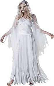 Adult Spooky Ghost Costumes For Halloween • Holiday Décor – Season Charm