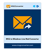 Import Outlook MSG to Windows Live Mail