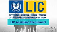 LIC Assistant Recruitment 2020, Application, Last Date, Eligibility, Fees