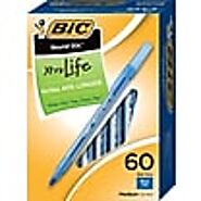 Shop Staples for BIC® Round Stic® Ballpoint Pens, Medium Point, Blue, 60/Box (16699/13161)