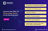 Services We Offer For White Label Travel Portal Development USA