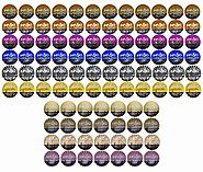 96 Count Variety (10 Amazing Blends), Single-serve Cups for Keurig K-cup® Brewers - Premium Roasted Coffee (Variety, 96)