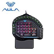 AULA USB Wired Single Hand Keyboard | Shop For Gamers