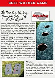 The Best Ever Washers Game For Sale—Let The Fun Begin! - washersgameus Flip PDF | AnyFlip