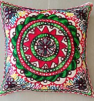 Indian Embroidery CUshion Cover 6