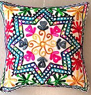 Indian Embroidery Cushion Cover 8