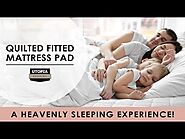 Best Mattress Toppers Cover Stretches - Utopia Bedding Quilted Fitted Queen Mattress Pad