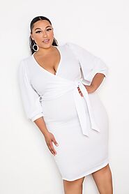 Wrap Midi Dress – JoinWear