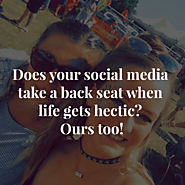 Does your social media take a back seat when life gets hectic? Ours too! - The Marketing Barn