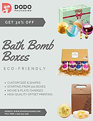 Wholesale Printed Custom Bath Bomb Boxes Packaging