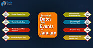 Important Dates and Events in January - DataFlair