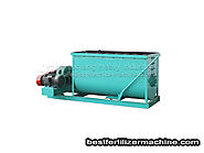 Horizontal fertilizer mixer machine for bio fertilizer granulator