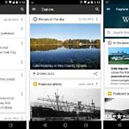 Wikipedia Redesigned With The New Apps