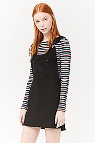 Denim Overall Dress for Women Online @699 by Forever 21