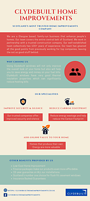 Clydebuilt Home Improvements — Use the Right Kind of Windows for Your Climatic...