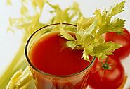 Tomato Celery Juice With Mint & Ginger