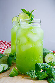 Cucumber Mint Juice - all natural summer cooler!