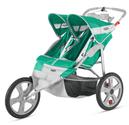 InStep Flash Double Stroller, Green/Gray