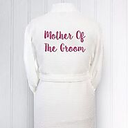 Mother of the Groom Waffle Bathrobe