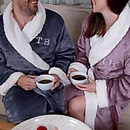 Sherpa Fleece Dressing Gown