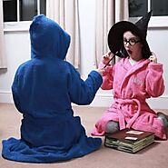 Children's Terry Cotton Hooded Bathrobe Ages 2 to 12