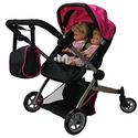 Babyboo Deluxe Twin Doll Pram/Stroller with Free Carriage