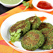 Hara Bhara Kabab (Cutlets with greens)