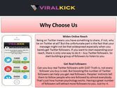 Viralkick.com - Twitter Followers | YouTube Views | Marketing Services