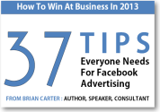 Free Ebook: 37 Facebook Advertising Tips | Brian Carter