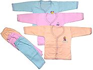 Babyblossom Baby Kid's Cotton Combo Pack Of 3 Clothing Set ( 3 Top And 3 Bottom) (1112,Multicolor,0-3 Months): Amazon...