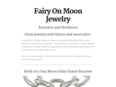 Fairy On Moon Jewelry