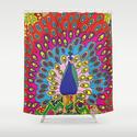 Beautiful Peacock Feather Shower Curtain for Your Bathroom