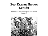 Best Kraken Shower Curtain
