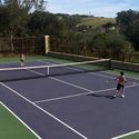 Tennis in San Luis Obispo #tennis #california #beautiful #sun #mountains #kids #sports #instagood