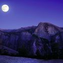 Moon Over Half Dome #california #yosemite #norcal #nationalparks #night #moon #instagood #fullmoon #beautiful #photoo...