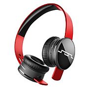 SOL REPUBLIC 1430-03 Tracks Air Wireless On-Ear Headphones, Vivid Red