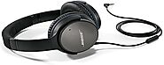 Bose QuietComfort 25 Acoustic Noise Cancelling Headphones - Apple devices, Black - Wired