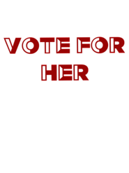 Vote For Her - Kamala Harris 2020 - Red Blue Kamala Harris - Vote For Her Mask