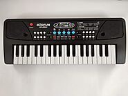 Amisha Gift Gallery® 37 Key Piano Keyboard Toy for Kids with Mic Dc Power Option Recording Charger not Included Best ...