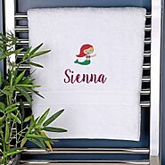 Children's Mermaid Logo Bath Towel