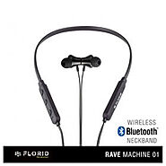 Wireless Earphones with Mic | Neckband Bluetooth Headphone - Florid